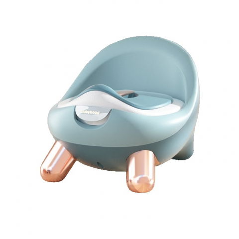 Igienă, baie și accesorii bebeluși şi copii - Olita pentru copii, +1an, portabila, cu capac, model prietenos, non-toxic, compartiment detasabil, cu 4 picioare, usor de curatat, verde gold