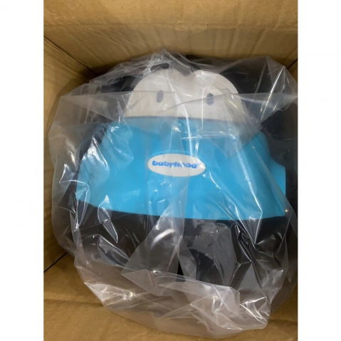 Olita pentru copii, +1an, portabila, design masinuta cu capac, model prietenos, non-toxic, compartiment detasabil, usor de curatat, albastru [5]