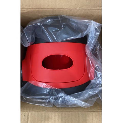 Olita pentru copii, +1an, portabila, design masinuta cu capac, model prietenos, non-toxic, compartiment detasabil, usor de curatat, rosu [8]