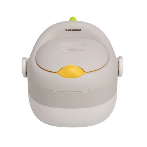 Olita pentru copii, 3 in 1, detasabila, inaltator, reductor wc, cu capac, 100 de saci de unica folosinta, gri [5]