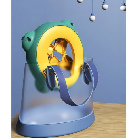 Olita portabila, pentru calatorii, confectionata din spuma pu, 1-6 ani, 34x32x17 cm, verde/galben [3]