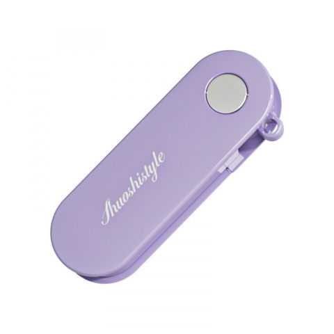Ajutoare pentru gatit - Peeler pentru legume si fructe, 3.6 x 9.1 cm, multifunctional, curatator pliabil, din abs si otel inoxidabil, mov