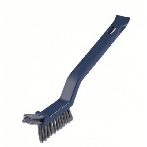 Perie 3in1 de curatat podele si rosturi, lungime maner 28 cm, peri din pp, otel si plastic, cleste pentru scame si par inclus, albastru [7]