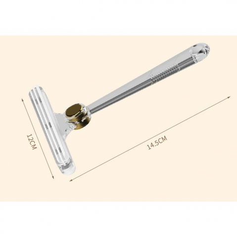 Perie de indepartare a scamelor, pentru haine si par de animale, cu doua fete, manual, multifunctional, 12x14.5 cm, accesoriu pentru casa, alb [2]