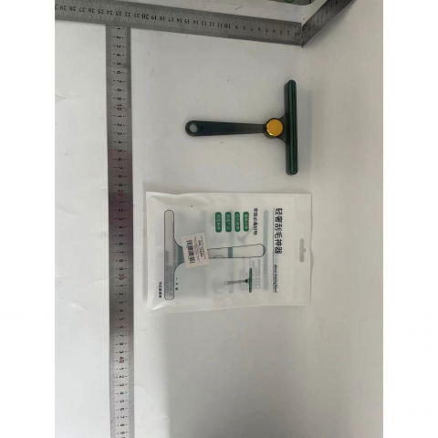 Perie de indepartare a scamelor, pentru haine si par de animale, cu doua fete, manual, multifunctional, 12x14.5 cm, accesoriu pentru casa, verde [1]