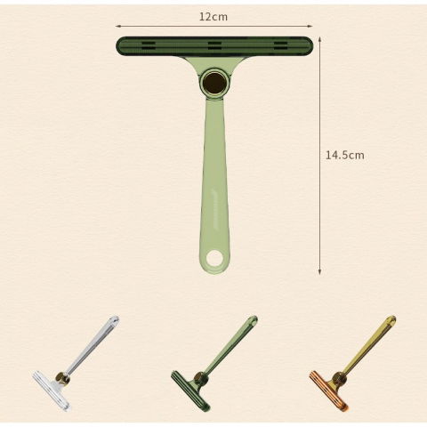 Perie de indepartare a scamelor, pentru haine si par de animale, cu doua fete, manual, multifunctional, 12x14.5 cm, accesoriu pentru casa, verde [7]