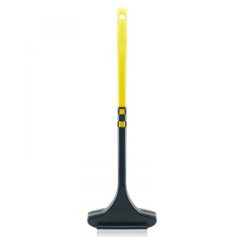 Accesorii ingrijire casa - Perie de spalat si curatat geamuri, pentru plase si suprafete diverse, 46x16x5 cm, verde-galben