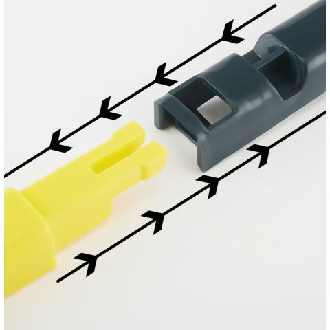 Perie de spalat si curatat geamuri, pentru plase si suprafete diverse, 46x16x5 cm, verde-galben [4]