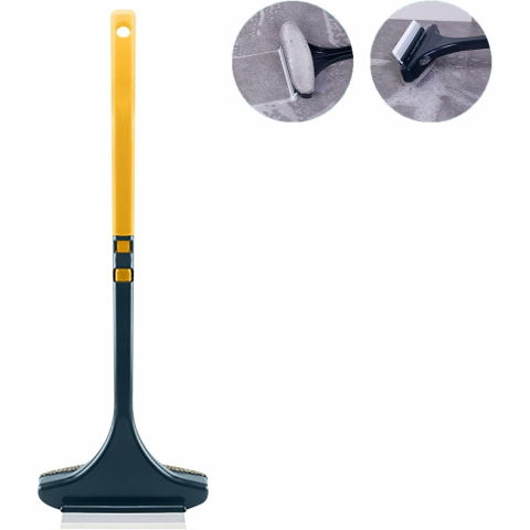 Perie de spalat si curatat geamuri, pentru plase si suprafete diverse, 46x16x5 cm, verde-galben [2]