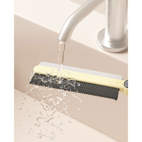 Perie multifunctionala si stergator, pentru spatii greu accesibile, 24.7 x 4.5 cm, alb laptos [9]