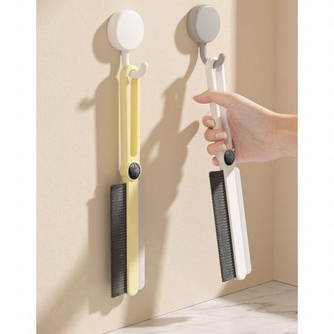 Perie multifunctionala si stergator, pentru spatii greu accesibile, 24.7 x 4.5 cm, alb laptos [10]