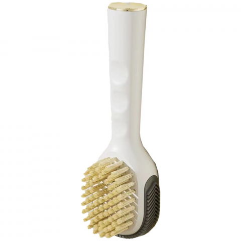 Produse ingrijire incaltaminte - Perie pentru curatare incaltaminte cu recipient pentru detergent, perie multifunctionala pentru incaltaminte si lenjerie, cu peri moi, fara deteriorare, 22x6x4 cm, culoare alb