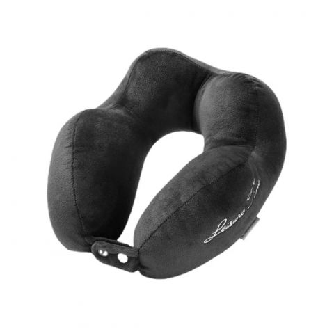 Perna de calatorie, pentru gat, din bumbac, cu 4 cocoase, ajustabila, gri [1]