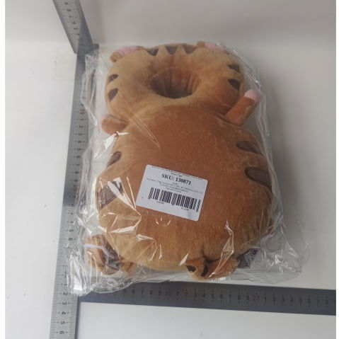 Perna tip rucsac pentru protectia capului, tetiera tip tigru, pentru bebelusi, 33x6x19 cm, 180 g, maro [4]