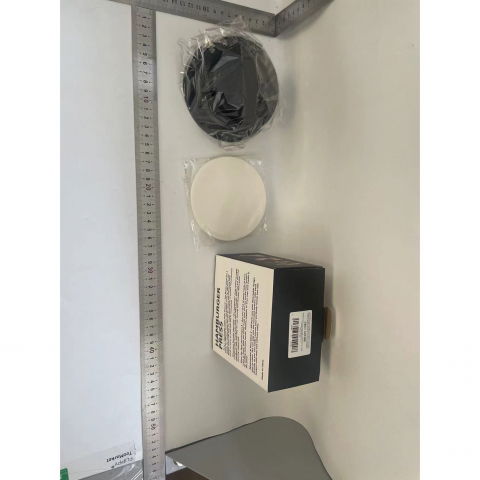 Presa dubla pentru hamburgeri 2 in 1, forma si presa, doua dimensiuni, cu maner, usor de curatat si folosit, material abs, 100 de foi hartie de copt incluse, 13x13.5x7 cm, fara lipire, neagra [9]