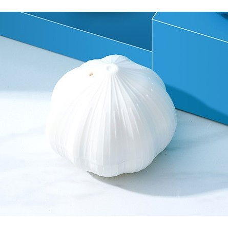 Presa manuala pentru usturoi, model usturoi, 7 x 7.5 cm, din plastic, alb [3]