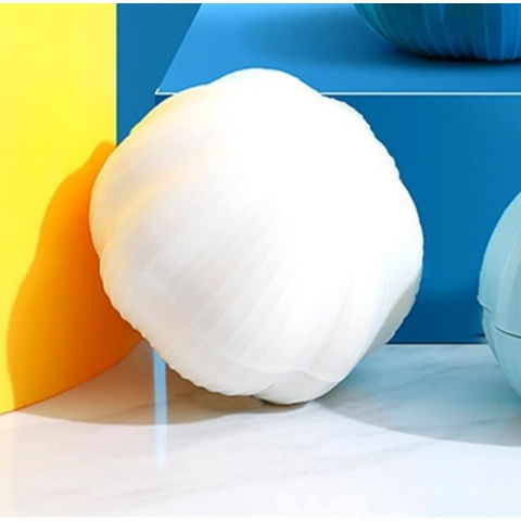 Presa manuala pentru usturoi, model usturoi, 7 x 7.5 cm, din plastic, alb [2]