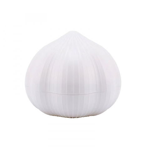 Accesorii pentru pregătirea alimentelor - Presa manuala pentru usturoi, model usturoi, 7 x 7.5 cm, din plastic, alb