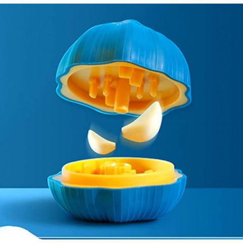 Presa manuala pentru usturoi, model usturoi, 7 x 7.5 cm, din plastic, albastru inchis [6]