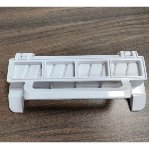 Presa pentru carne, pentru kebab, cu maner, din abs, 29 x 7.5 x 2.6 cm, alb [3]