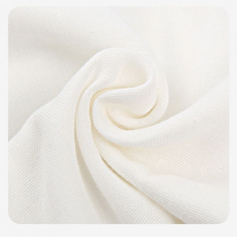 Prosop absorbant, din bumbac, pentru bebelusi, 19x28 cm, model elefantel, alb [4]