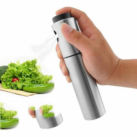 Pulverizator ulei  spray, material otel inoxidabil, manual, 100 ml, 17.7 x 4 cm, argintiu [7]