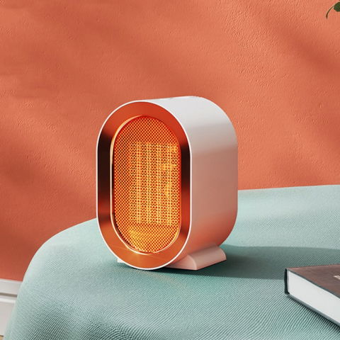 Radiator mini incalzitor, element de incalzire ptc, putere 1200 w, radiator cu termostat reglabil, 19.5 x 12.5 x 12.5 cm, 800 g, alb [1]