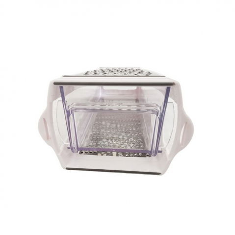 Razatoare de bucatarie cu cutie colectoare  doua tipuri de lame, carcasa inox si abs, design practic, alb [5]