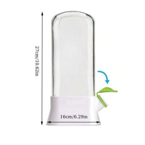 Recipient de pastrare a ierburilor cu capac de umplere cu apa, proaspat, curat, fara bpa, practic, durabil, 27x16 cm, alb [2]