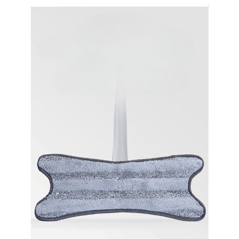 Rezerva mop plat, din fibre superfine, lavabila, 15 x 38 cm, argintiu [1]