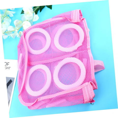 Sac pentru spalare incaltaminte, pentru masina de spalat, 28x24.5x8 cm, roz [2]