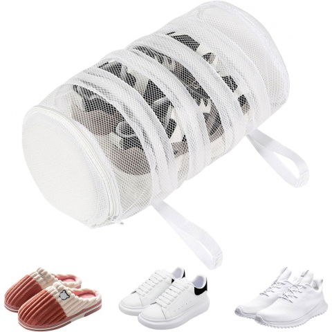 Sac pentru spalare incaltaminte, pentru masina de spalat, 40 x 19 cm, alb [4]