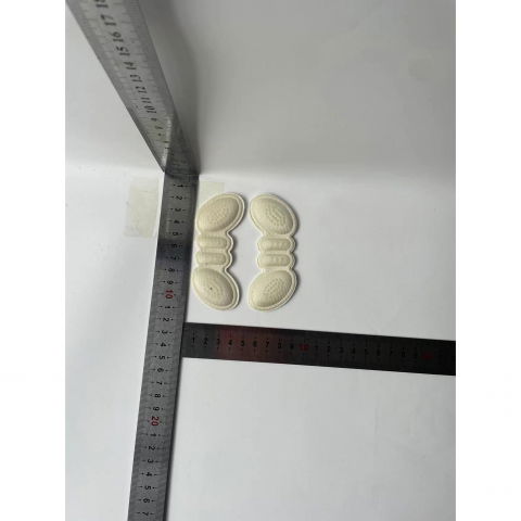 Set 2 branturi cu pernute pentru calcai, suport interior pentru incaltaminte, marime universala, aderent pe piele, crem [9]