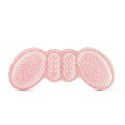 Set 2 branturi cu pernute pentru calcai, suport interior pentru incaltaminte, marime universala, aderent pe piele, roz [5]