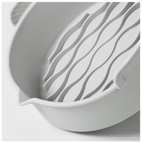 Set 2 tavi din silicon ecologic pentru air fryer  temperatura maxima 230 grade, reutilizabile, reciclabile, cu manere anti-alunecare, fund antiaderent, 18.7 x 19.5 x 7 cm, gri [5]