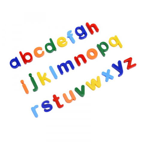 Set 26 litere, magnetice, pentru frigider, din plastic, +3 ani, 13 x 18 x 14 cm, multicolor [6]