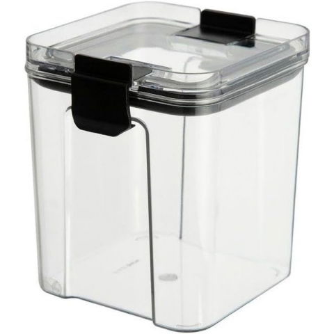 Set 4 recipiente depozitare alimente,   pentru organizare bucatarie, cu inchidere ermetica, transparent, plastic fara bpa, compatibile cu masina de spalat vase, diferite dimensiuni, 350 ml, 1300 ml, 2700 ml, 4600 ml [3]