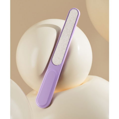 Set 4in1 de ingrijire unghii pentru bebelusi, cutie de depozitare texturata, 0-6 ani, 13.6x8x2 cm, mov [4]