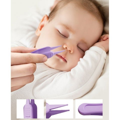 Set 4in1 de ingrijire unghii pentru bebelusi, cutie de depozitare tip cerb, 0-6 ani, 11 x 6 x 11 cm, mov [2]