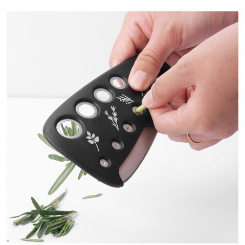 Set 6 in 1 mini ustensile bucatarie  taietor pizza, cutit, curatator, razatoare, desfacator, presa usturoi, manere din abs, lame ascutite din otel inoxidabil, 7.1 x 12.9 x 4.8 cm,  negru [6]