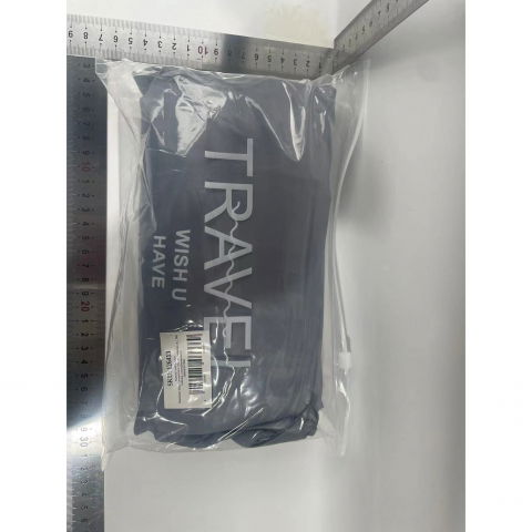 Set 7 genti de calatorie, pentru depozitare, compresibile, 7 dimensiuni, impermeabile, design cu plasa, pliabile, manere robuste, fermoar dublu, gri [6]