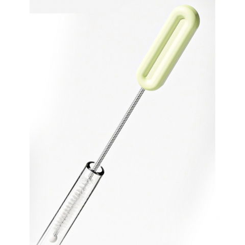 Set 7 piese de spalat/uscat biberoane, portabil, peri de silicon, pentru tetine, suzete, biberoane, paie, cutie inclusa, 16.8 x 12 x 5 cm, model porcusor, roz [3]