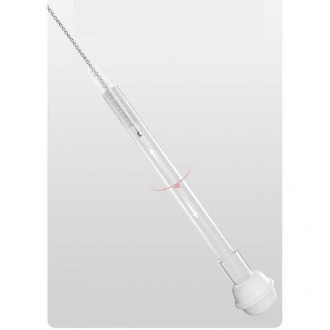 Set 7 piese de spalat/uscat biberoane, portabil, peri de silicon, pentru tetine, suzete, biberoane, paie, cutie inclusa, 20 x 9.5 cm, roz [3]