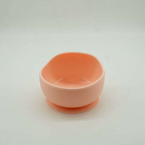 Set 8 piese diversificare bebelusi si copii din silicon  baveta, farfurie compartimentata cu ventuza, bol cu ventuza, tacamuri din lemn si silicon, cana pentru gustari, fara alergeni, roz [3]