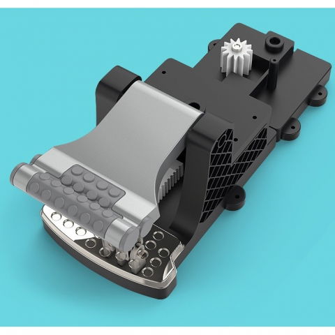 Set galeata cu pedala si mop rotativ 360°, cu actiune centrifuga x4, pentru uz casnic, maner din otel inoxidabil telescopic, 2 capte din bumbac, 46x30x28 cm, verde matcha [5]