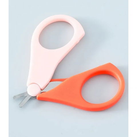 Set ingrijire unghii pentru bebelusi, cutie de depozitare in forma de ursulet, 10 x 9.5 cm, roz [4]