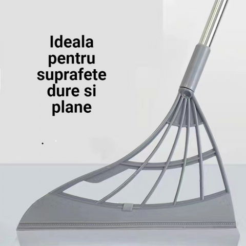 Set matura, faras cu coada si matura silicon, pentru uz casnic, plastic/otel, gri, 90 x 72 x 100 cm [4]