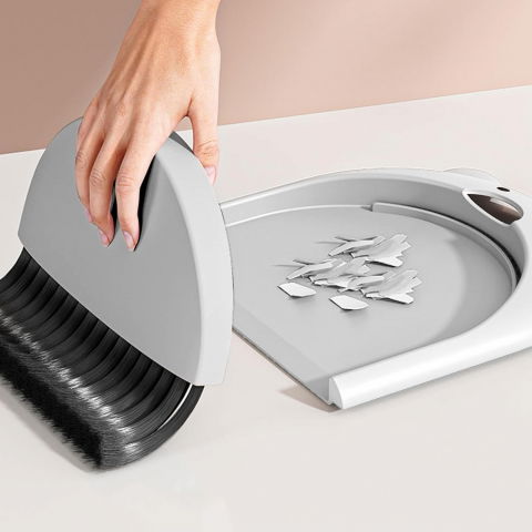 Set matura si faras, pentru birou, din pp, model ursulet, 23.5 x 18 cm, gri [5]