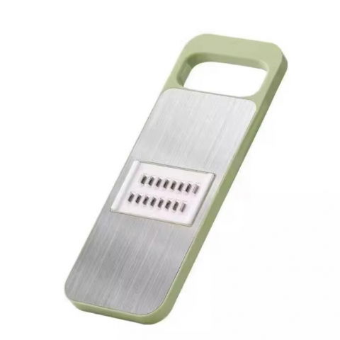 Set multifunctional din 7 piese, pentru taierea si maruntirea legumelor, uz casnic,din otel inoxidabil, gri-verde [11]