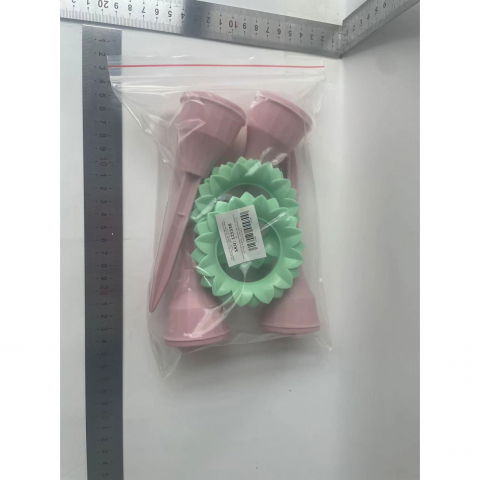 Set picuratoare cu valva pentru irigare design floare, viteza reglabila, fixare prin infigere, practic, 16.8 x 9 cm, roz [11]